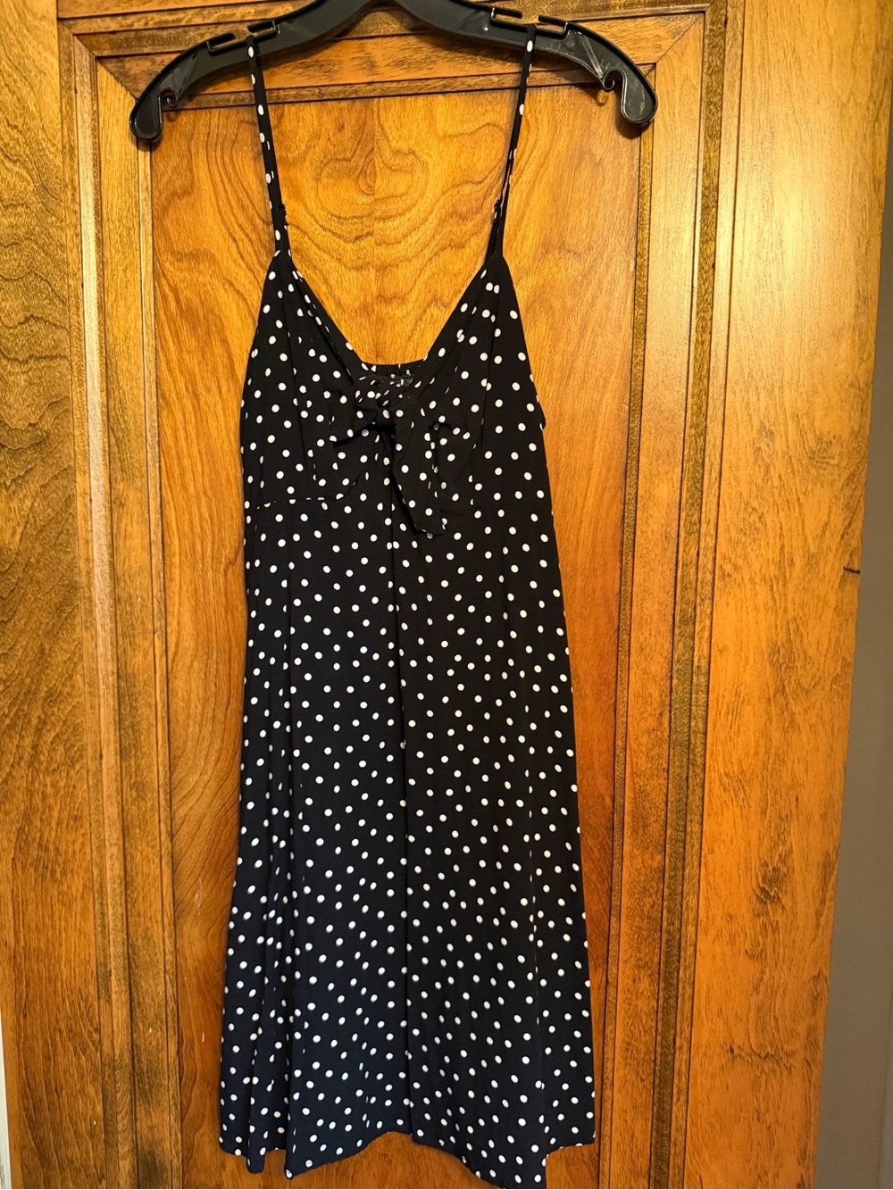 Mossimo Supply Co. Black Polka Dot Slip Dress